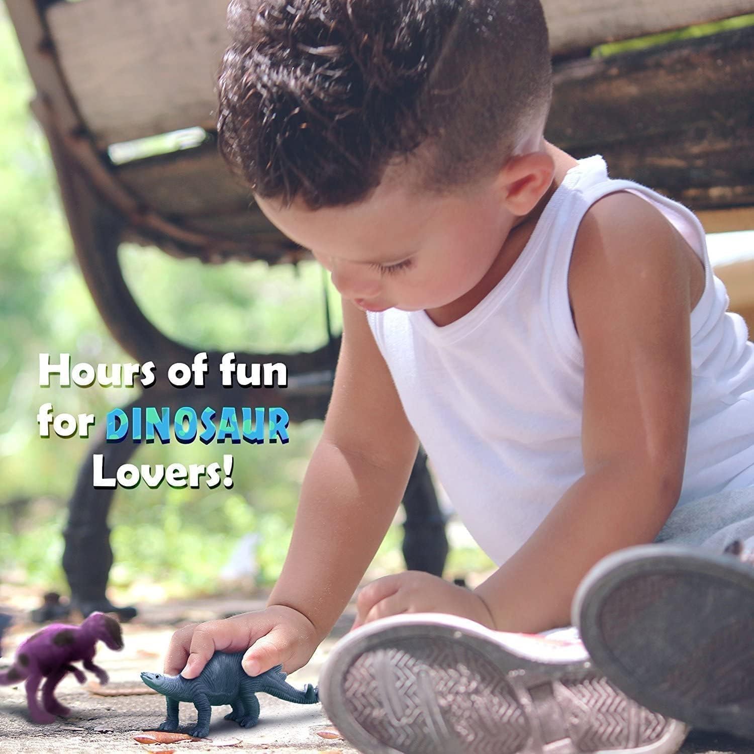 Kimicare dino figures gift set ideal for holidays and birthdays.
