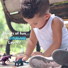 Kimicare dino figures gift set ideal for holidays and birthdays.