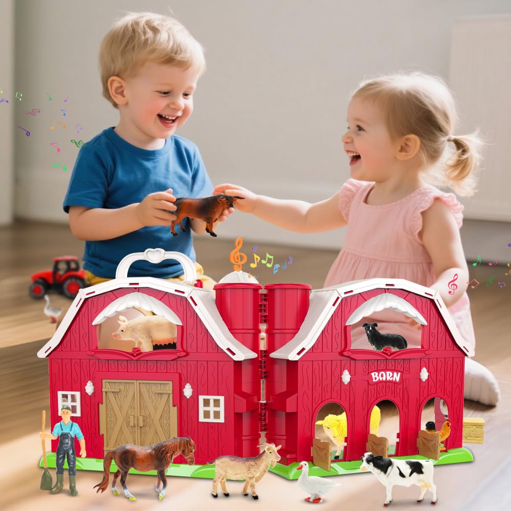 Kimicare farm fence and hay bales support constructive play setups