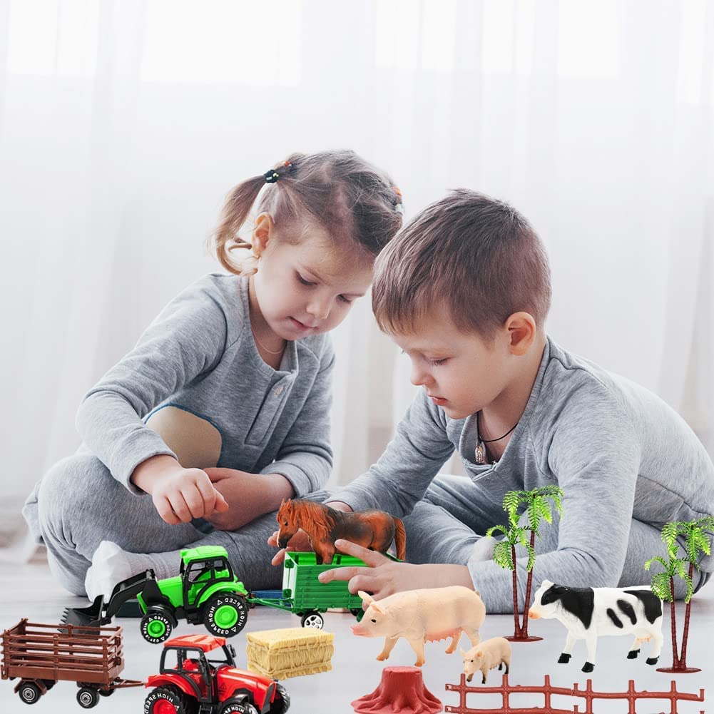 Kimicare gift-ready farm playset for birthdays and holidays.