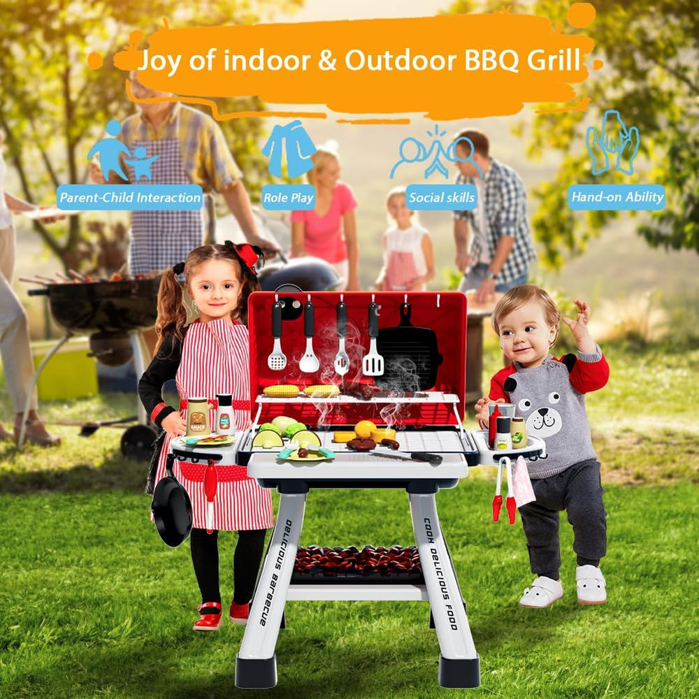 Kimicare Kids BBQ Grill Playset—easy setup demo for quick playtime.