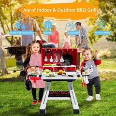 Kimicare Kids BBQ Grill Playset—easy setup demo for quick playtime.