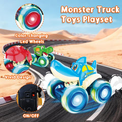 Kimicare blue shark monster truck in bold color for active play