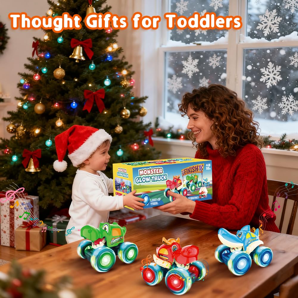 Kimicare gift box packaging presents a ready-to-gift monster truck set