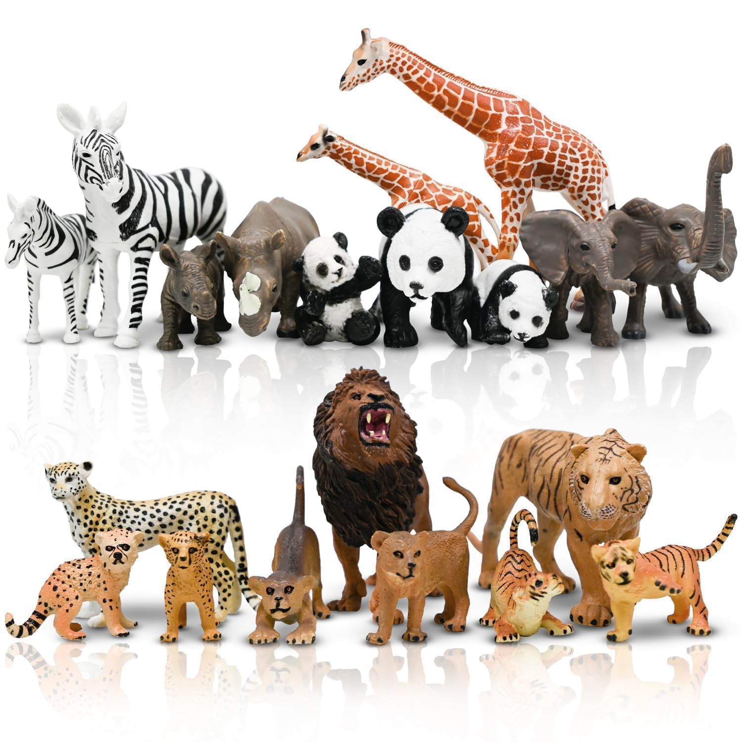 Kimicare elephant figure for imaginative play and wildlife learning