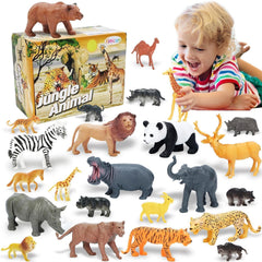 Kimicare safari elephant figure – durable wildlife toy for imaginative play.