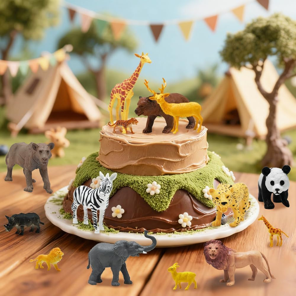 Kimicare safari tiger figure – vivid colors spark creative play adventures.