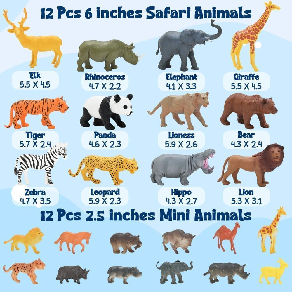 Kimicare zoo zebra figure – realistic patterns encourage pretend safari scenes.