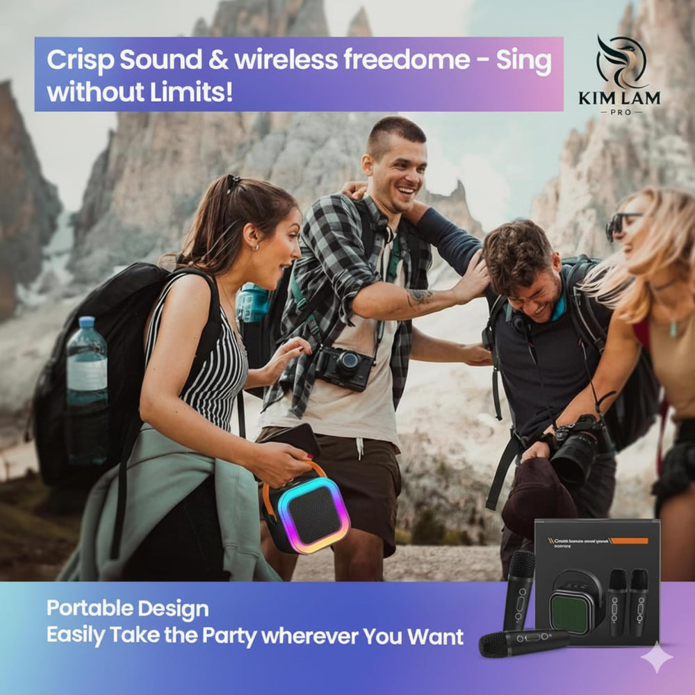 KimLamPro 1500mAh battery life for hours of on-the-go singing