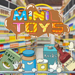 Kimo mini shopping cart playset mini food and dollars support budgeting play.