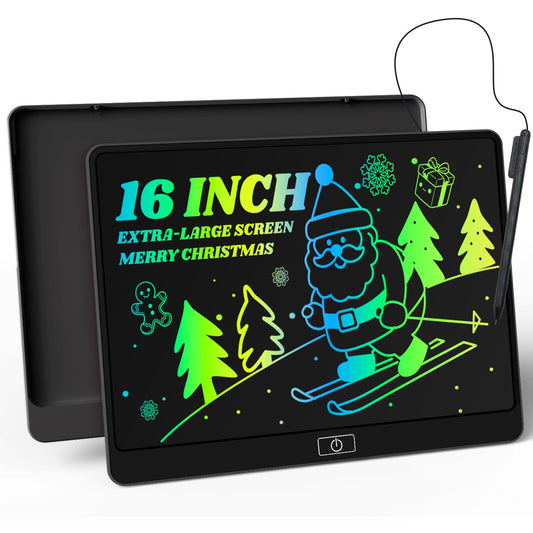 Kinayue LCD writing tablet with 16-inch colorful screen for kids.