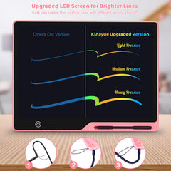 Kinayue smooth drawing experience with pressure-sensitive stylus for varied lines.