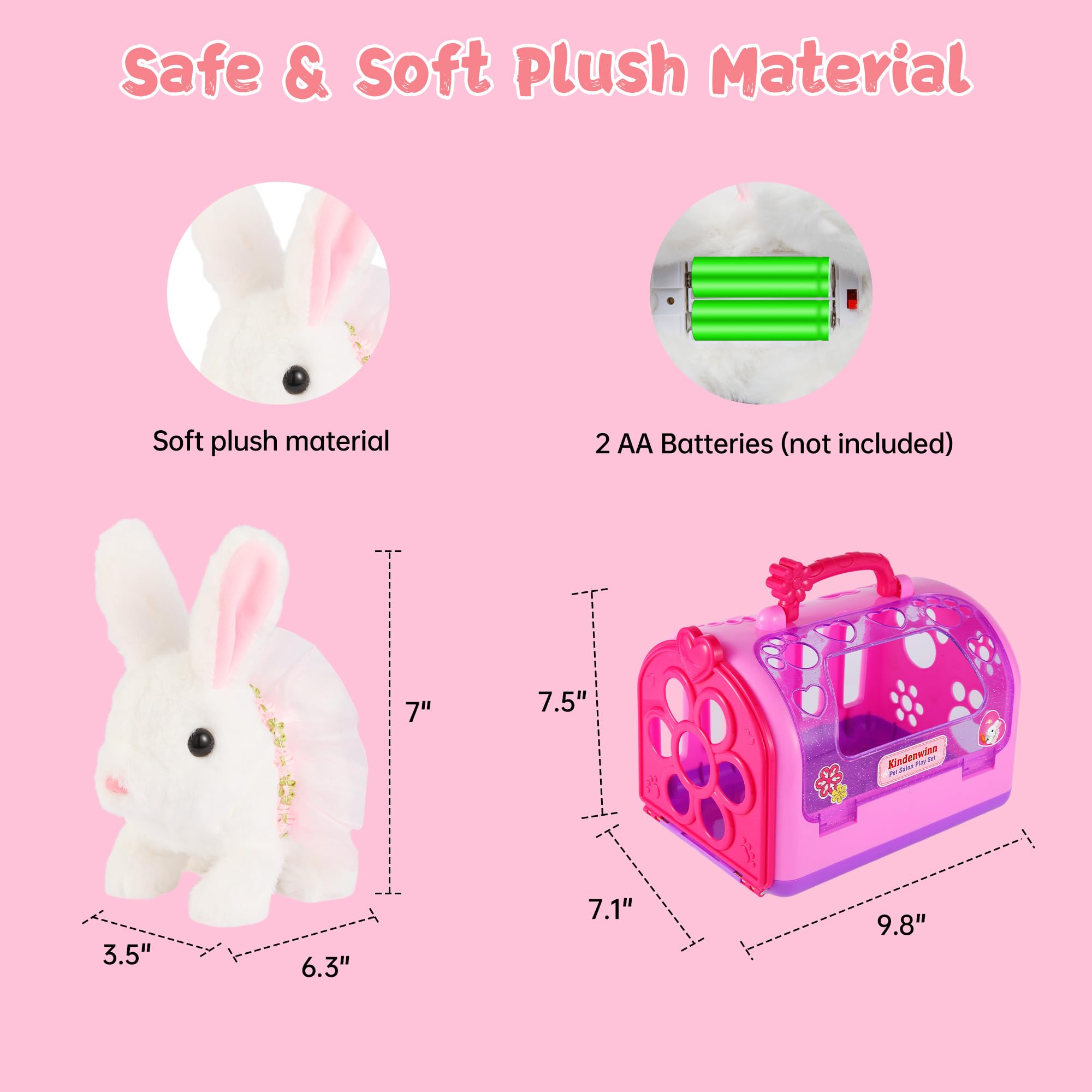 Kindenwinn bunny careset gift pack makes a thoughtful Easter or birthday surprise