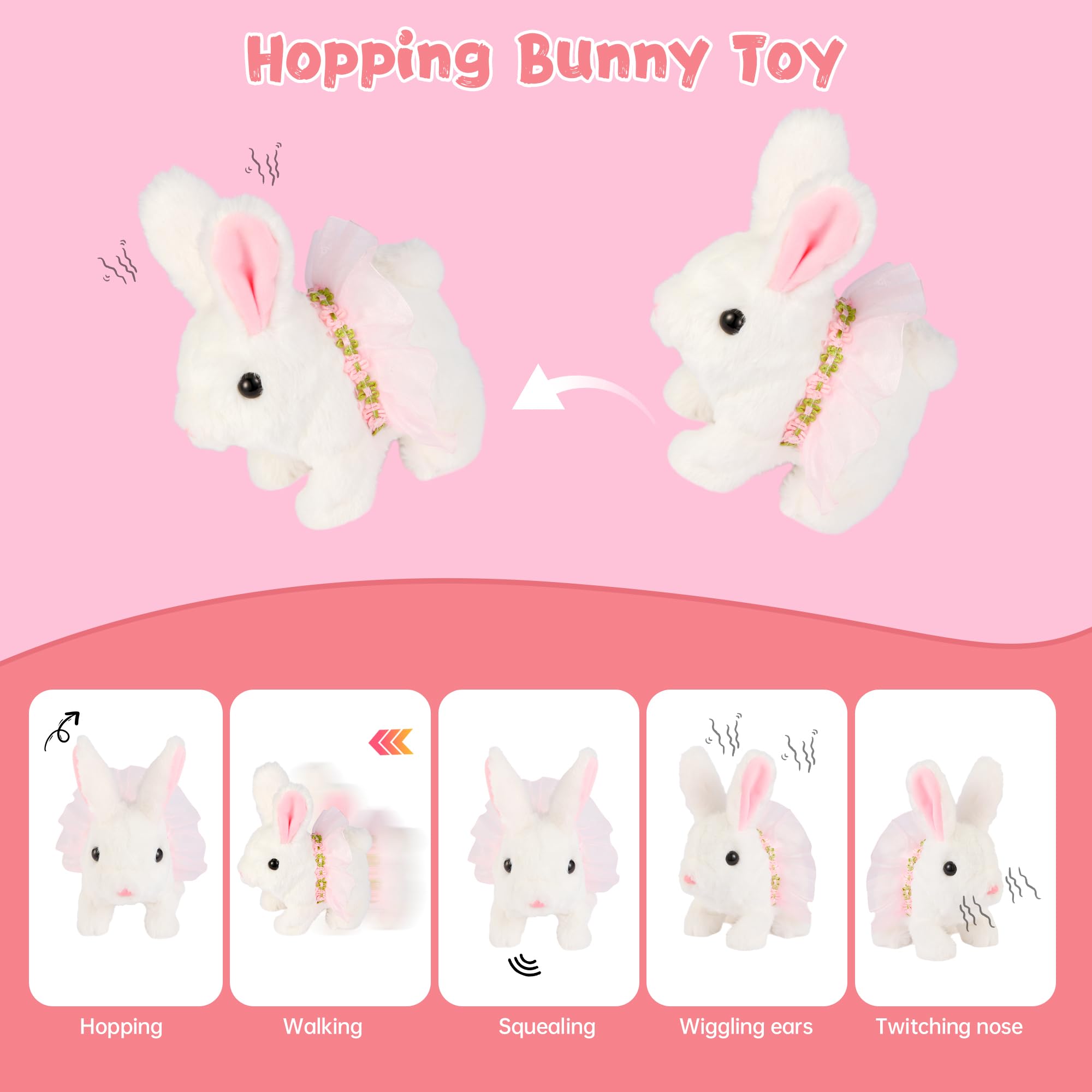 Kindenwinn Easter bunny toy with sounds enhances interactive storytelling