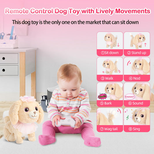 Kindenwinn puppy toy barking feature fuels imaginative play