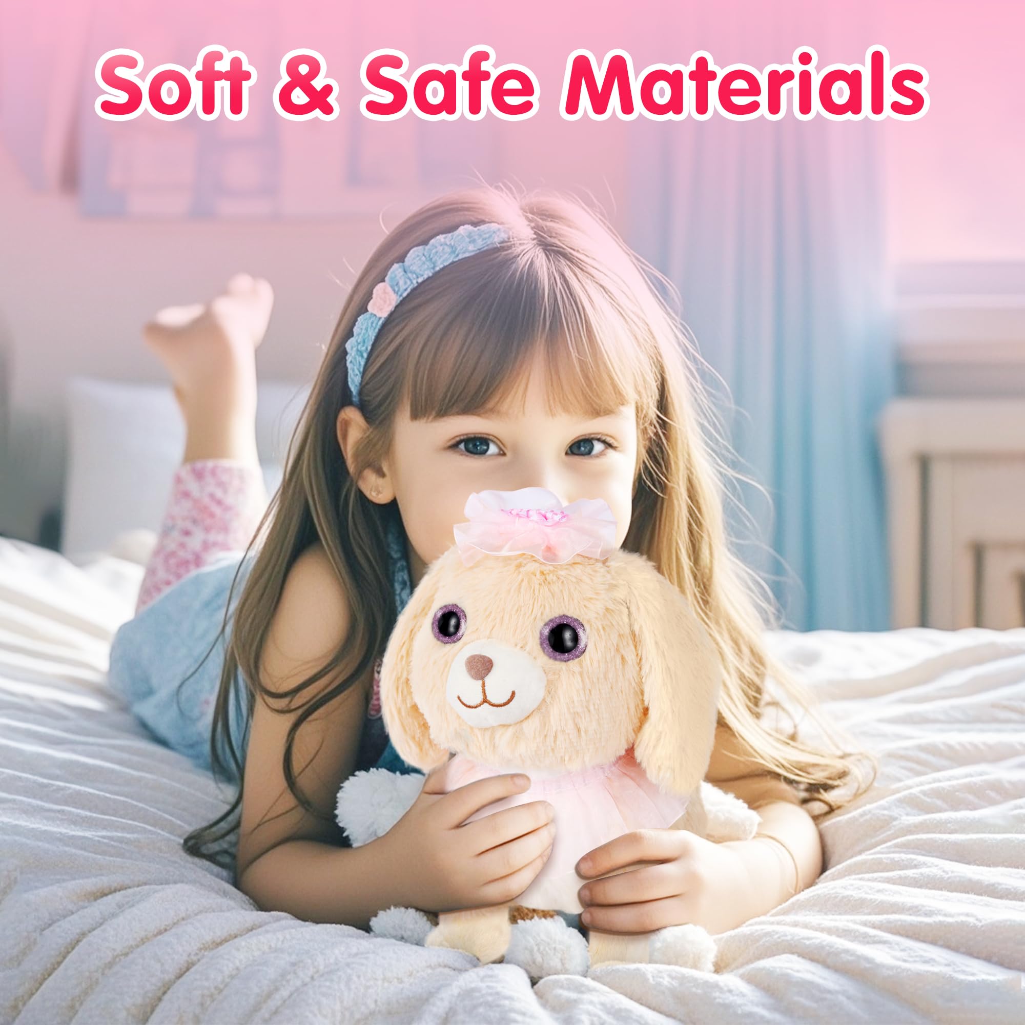 Kindenwinn puppy toy safe durable plush meets ASTM safety standards