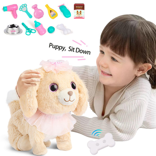 Kindenwinn puppy toy walking action engages kids with motion