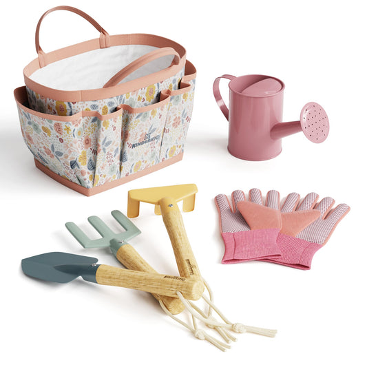 Kinderific spade supports easy digging for small hands during garden play.