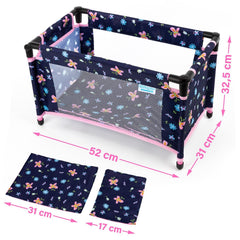 Kinderplay realistic doll bed design promotes nurturing play and storytelling.