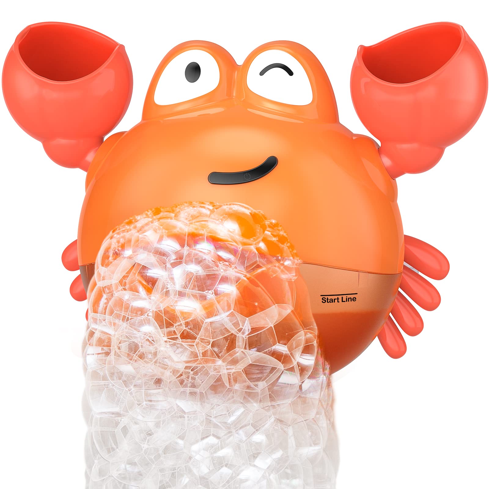 KINDIARY crab bath bubble maker in action boosts bath time fun
