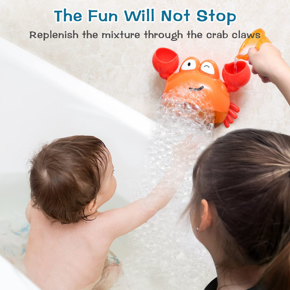 KINDIARY crab toy nozzle clean check ensures bubbly performance