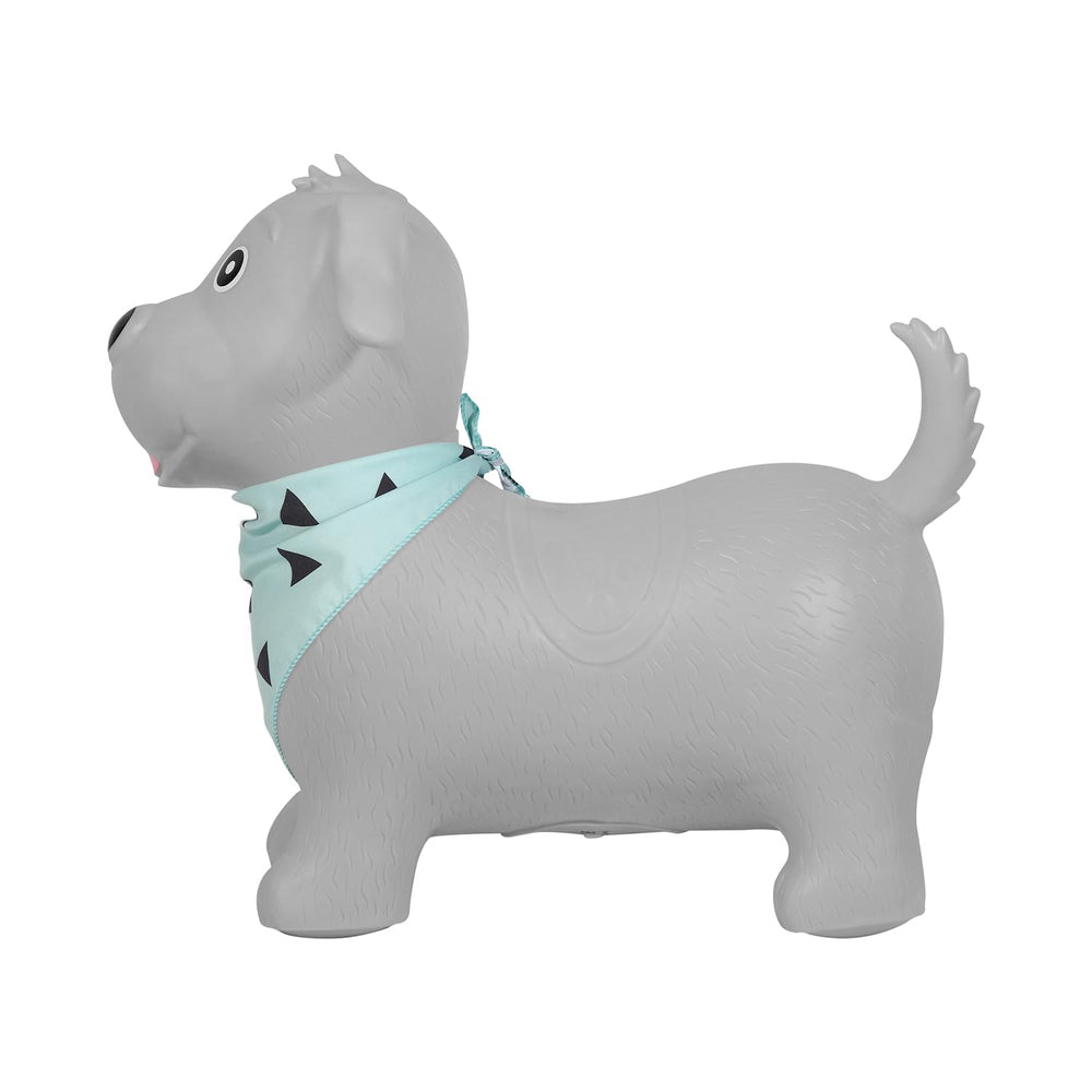 Kindsgut Bouncy Animal Hopper Dog outdoor play in sunny garden