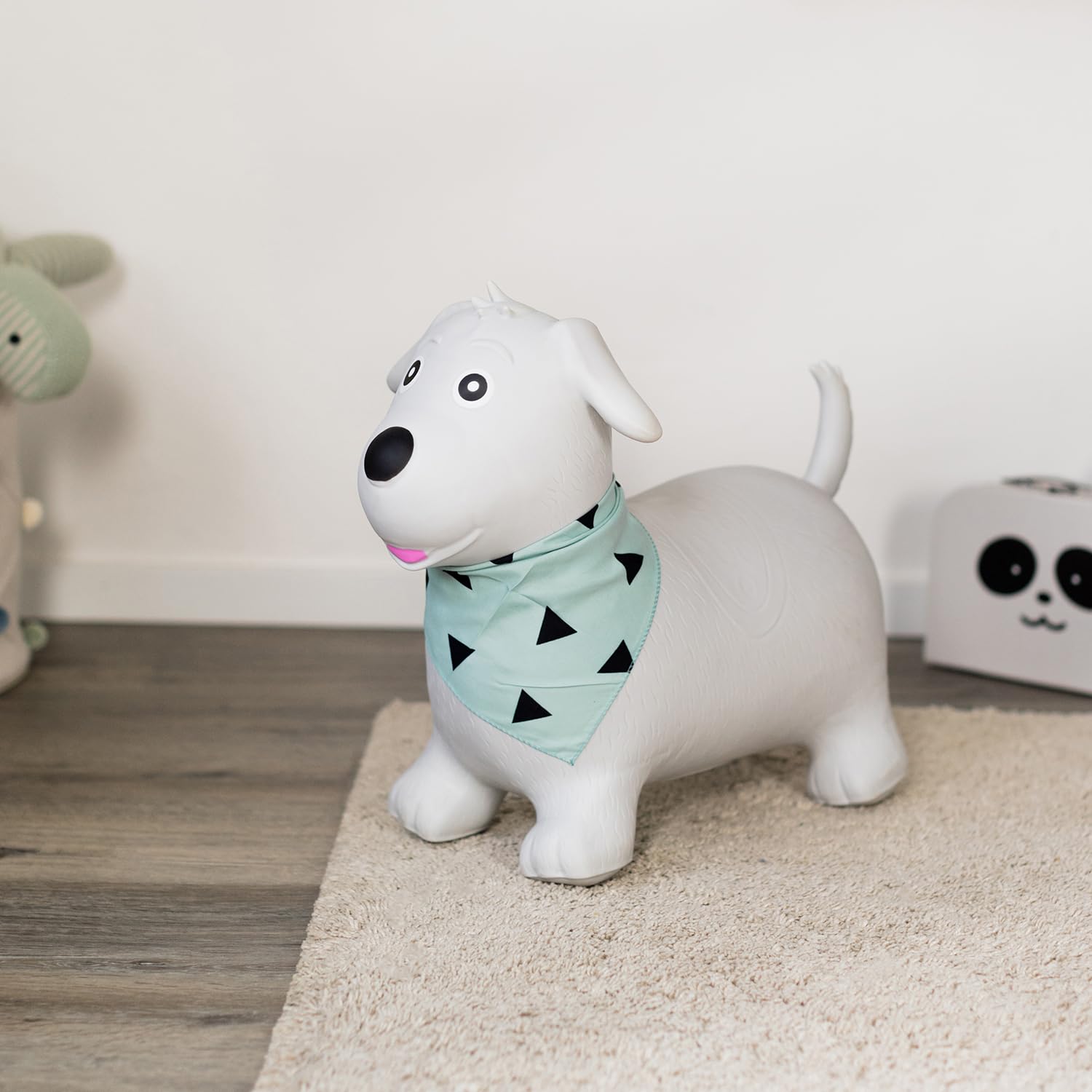 Kindsgut Bouncy Animal Hopper Dog with pump included for quick setup