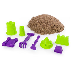 Kinetic Sand Beach Sand Kingdom sandcastles display creative towers and bridges with ease.