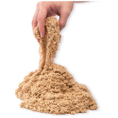 Kinetic Sand Beach Sand Kingdom tray play area keeps sand contained for focused sessions.
