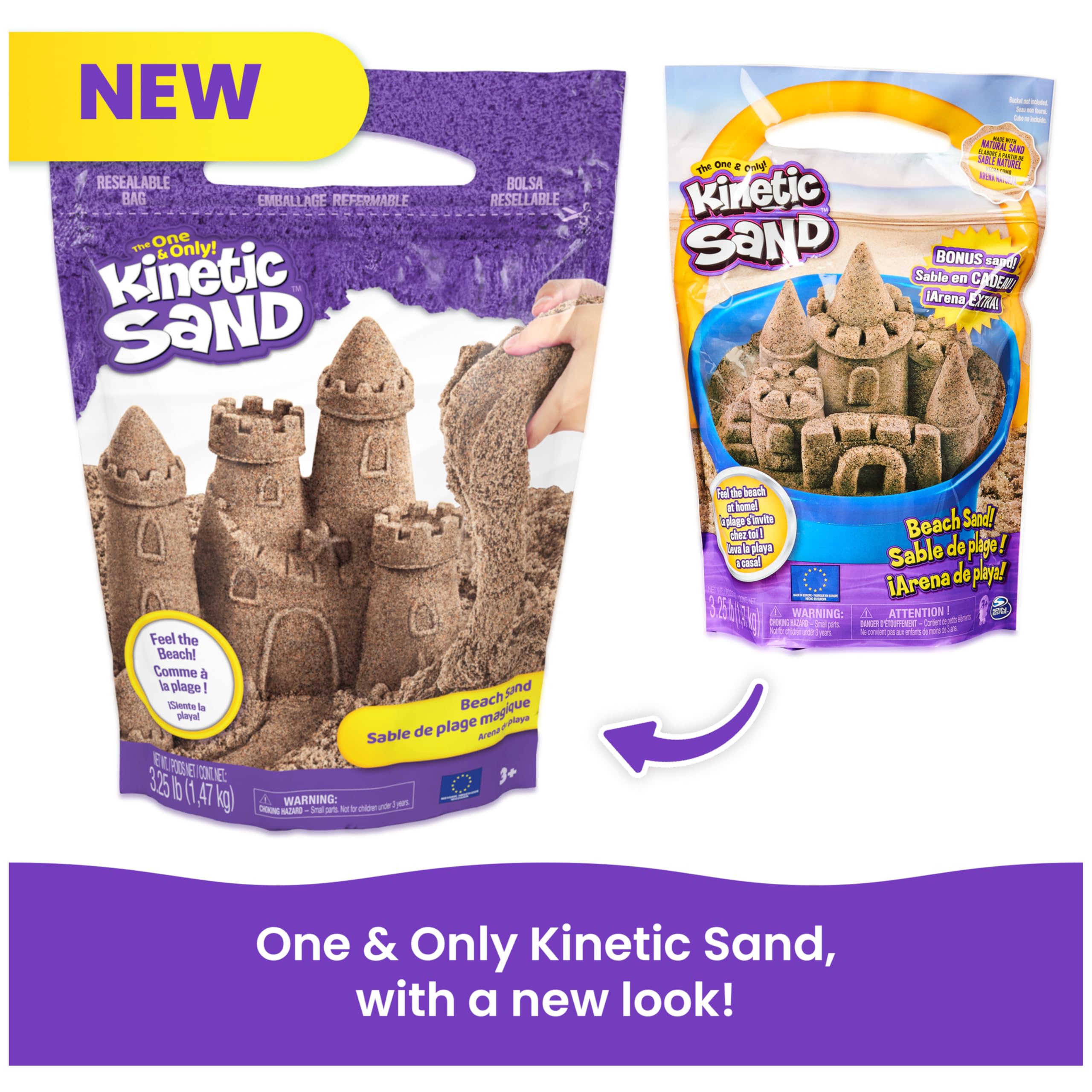 Kinetic Sand in a classroom sensory bin encouraging group play and learning