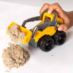 Kinetic Sand 1 lb brown sand flows smoothly for endless molding.