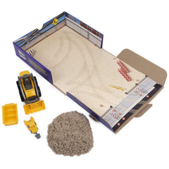 Kinetic Sand Dig N' Demolish complete set supports ready-to-play construction fun.