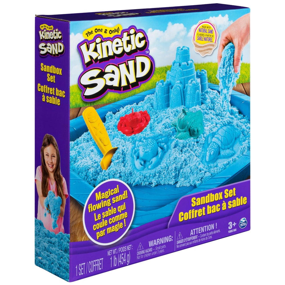 Kinetic Sand instruction guide supports quick setup and open-ended play ideas.