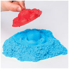 Kinetic Sand molds castles encourage building, planning, and steady hands.