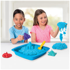 Kinetic Sand molds turtles for imaginative play and shaping.