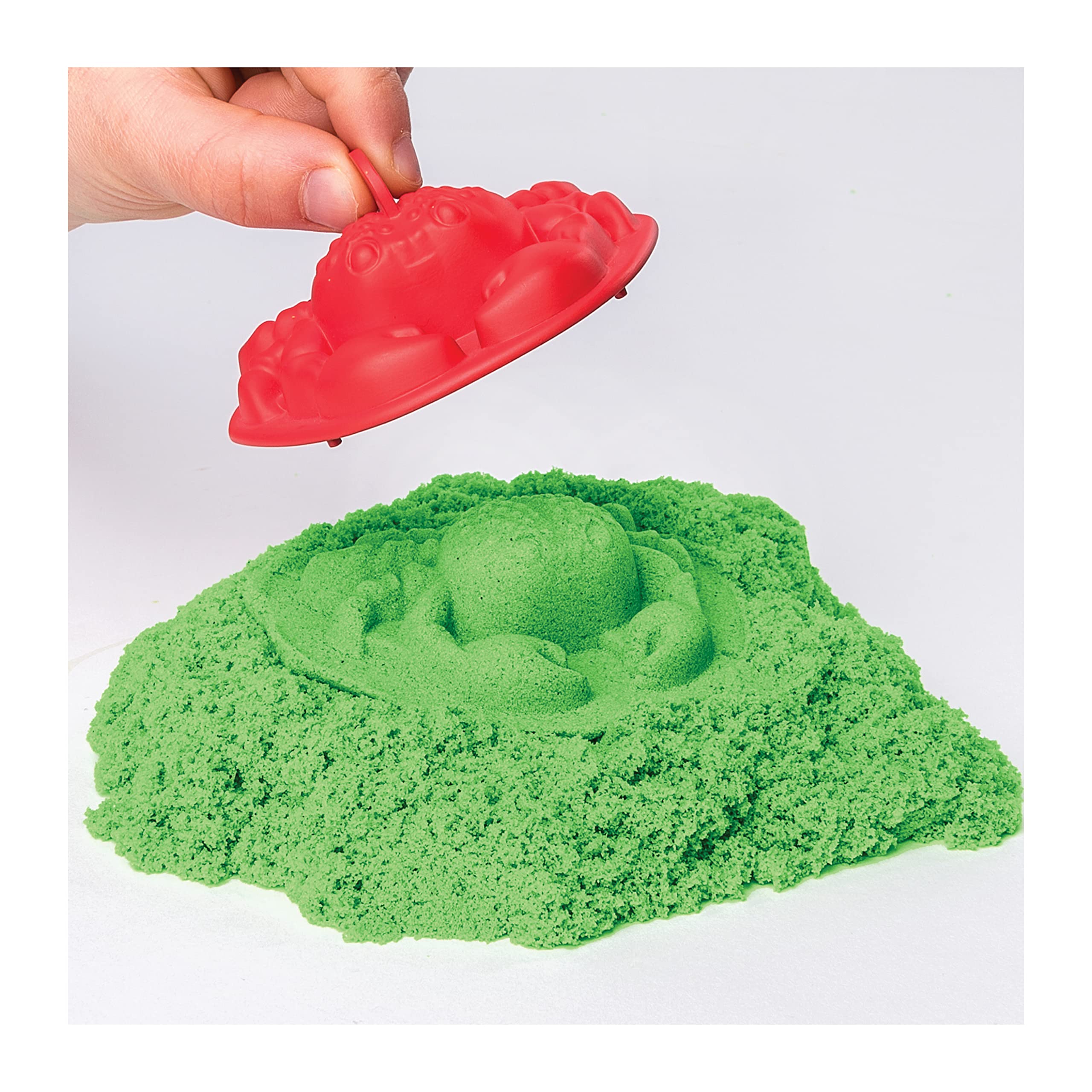 Kinetic Sand shovel tool supports digging, scooping, and flowing creativity.