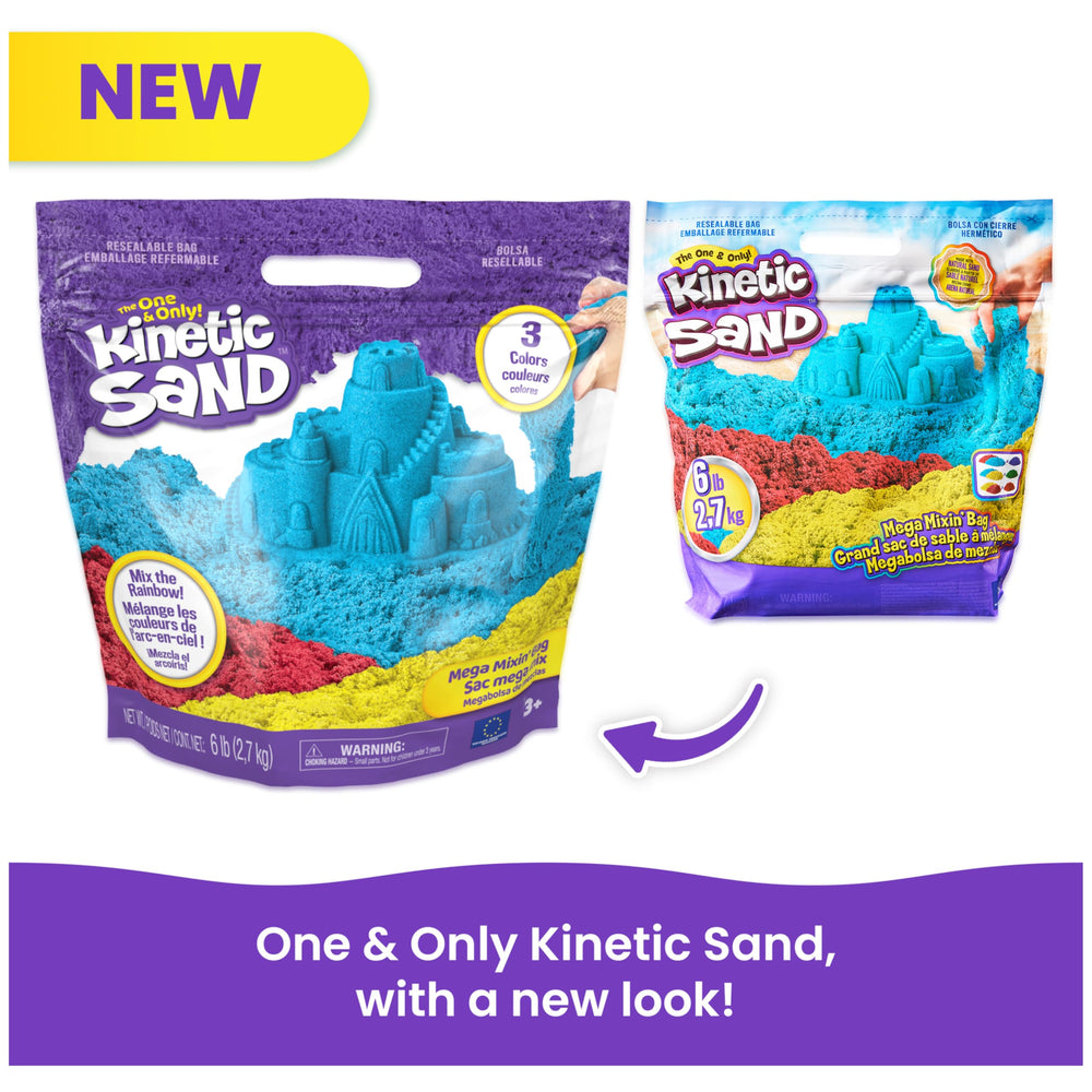 Kinetic Sand texture close-up demonstrating soft flowing feel for molding