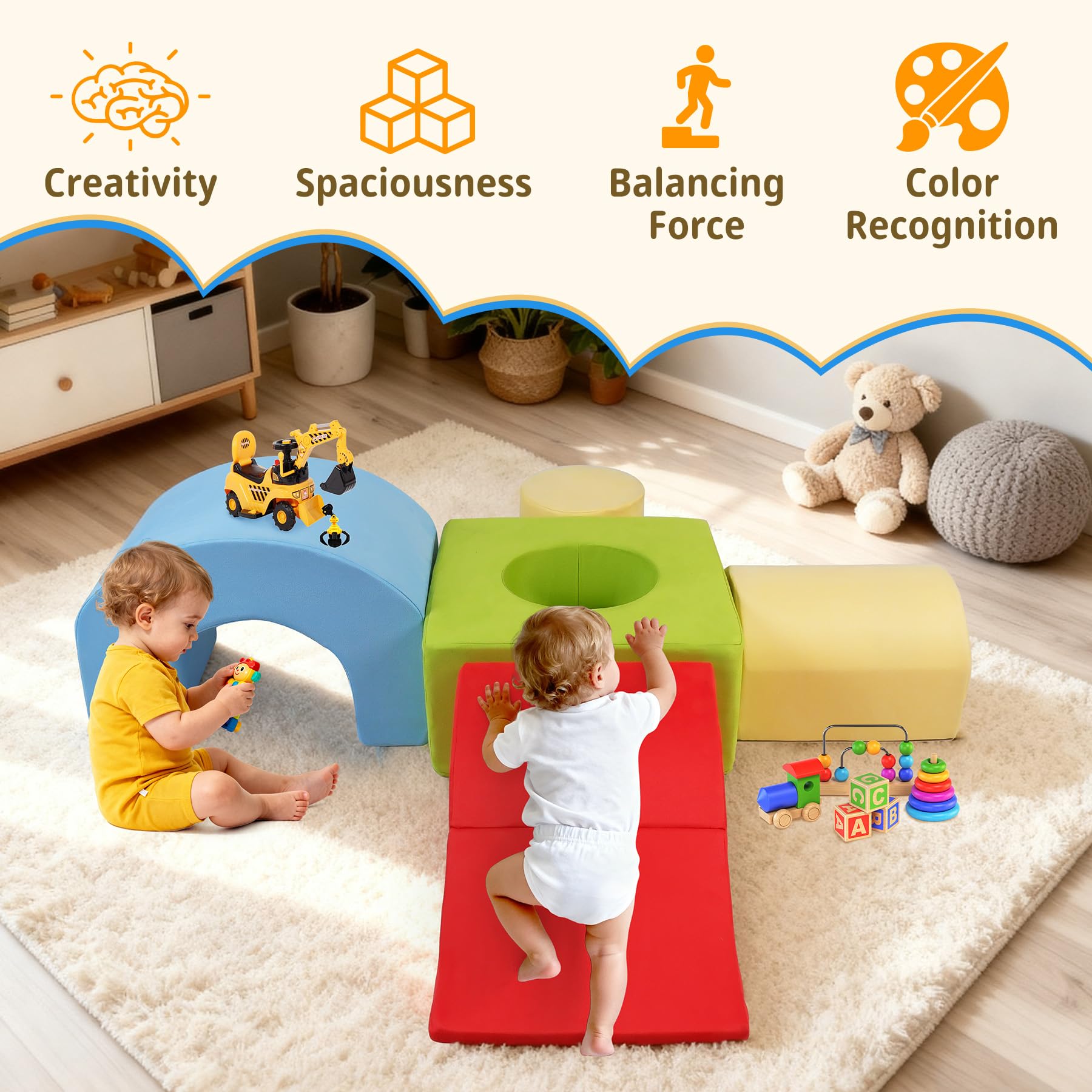 Kinevoli climbing toys kid use showcases toddler-friendly design for curious climbers