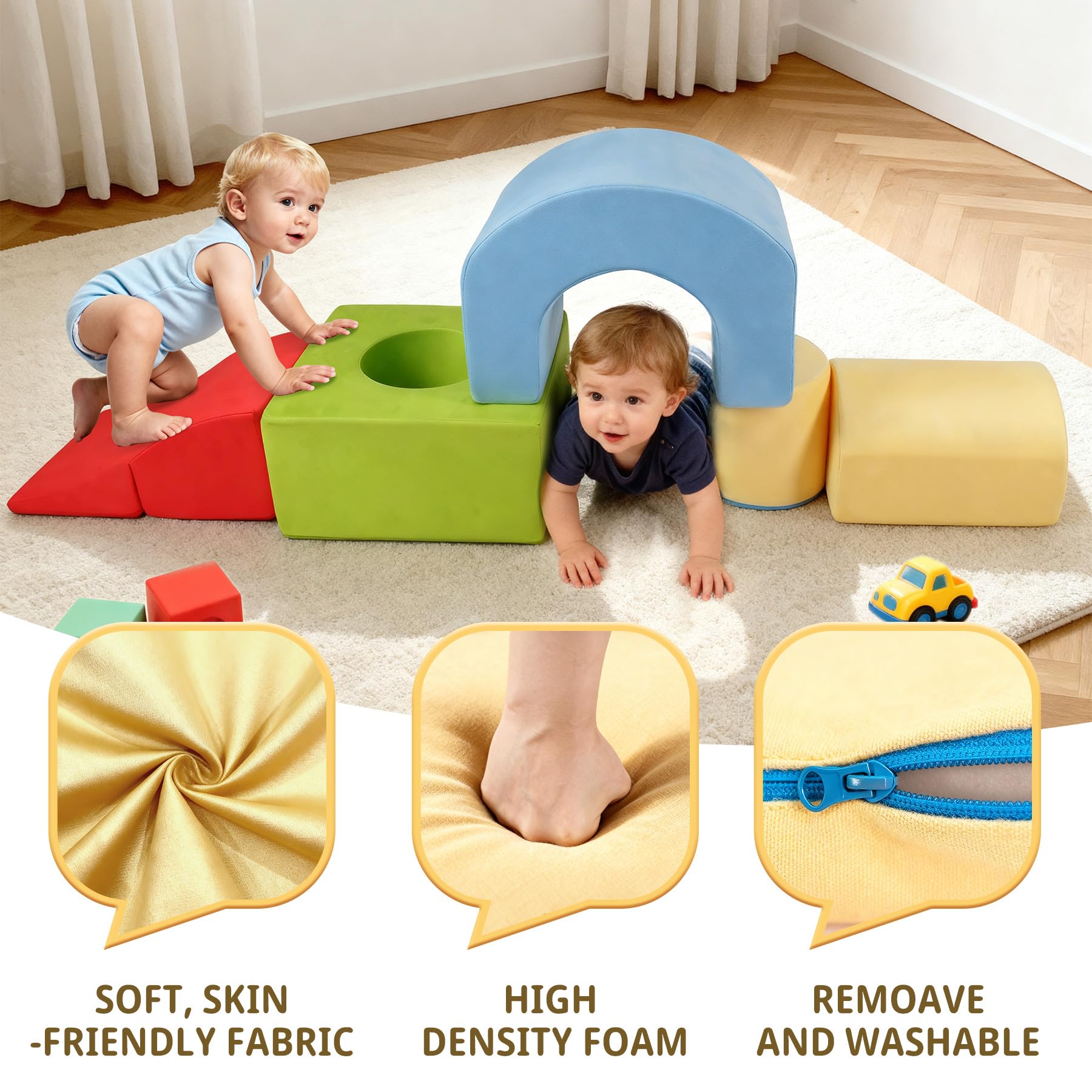Kinevoli climbing toys room fit highlights how it suits bedrooms and playrooms