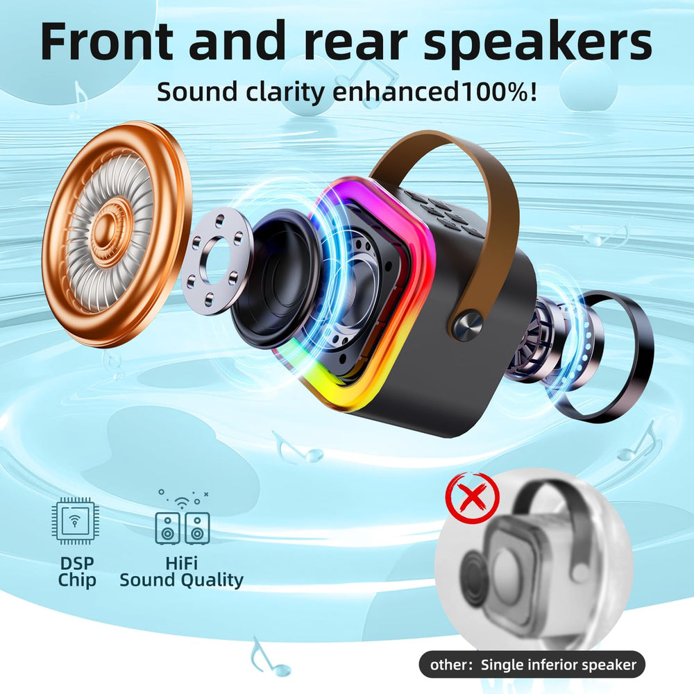 Kinglucky mini karaoke Bluetooth setup showing seamless device pairing