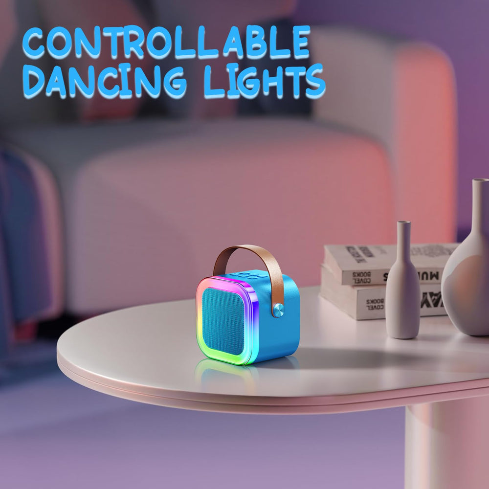 Kinglucky mini karaoke machine is portable for travel and play