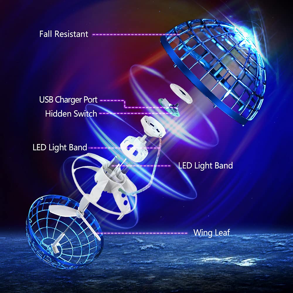 Kingroad Flying Orb Ball 360° rotating feature for dynamic aerial tricks.