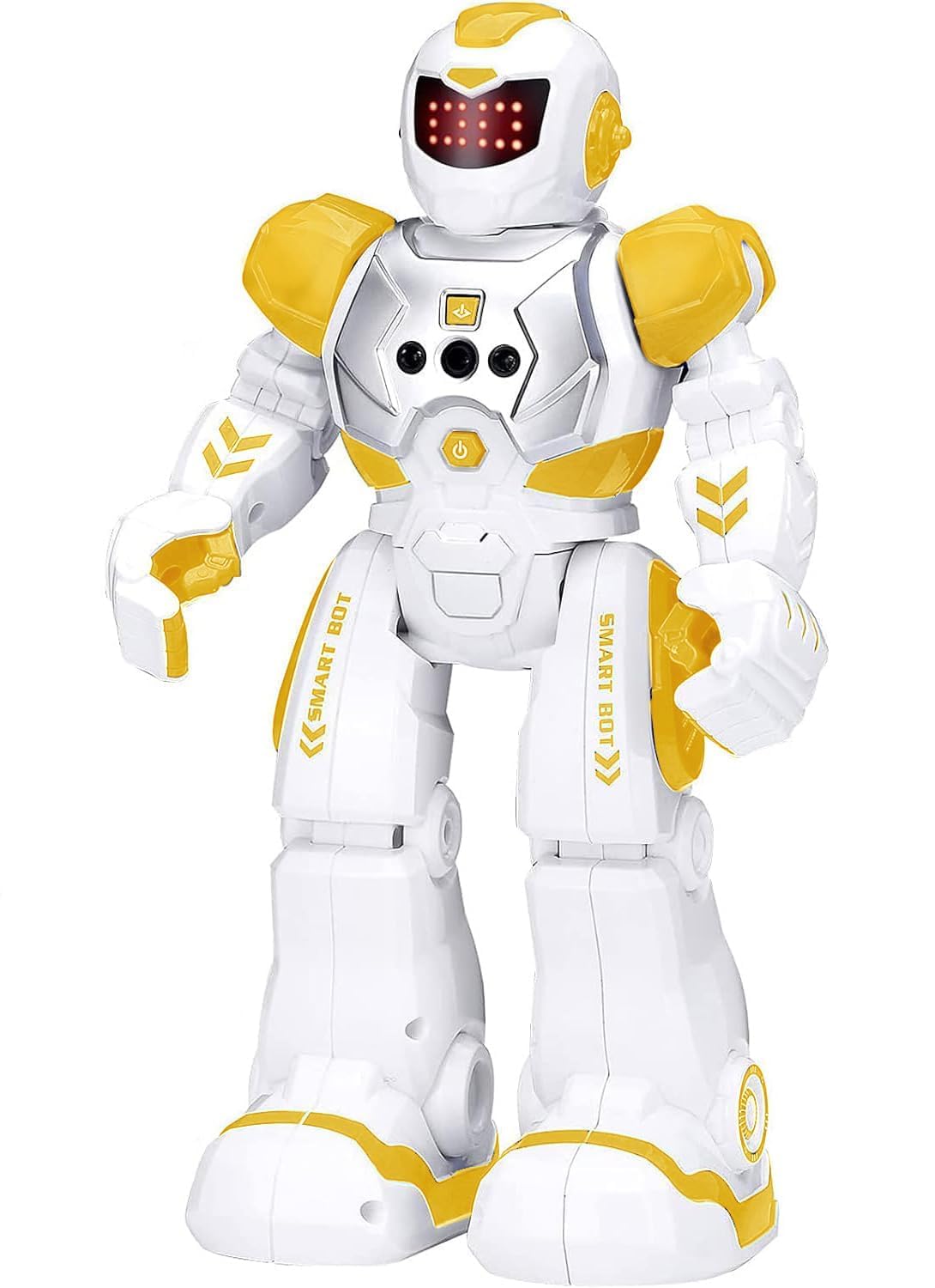 KingsDragon RC gesture-sensing robot walking with responsive controls for interactive play.