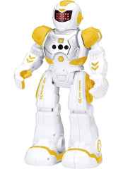 KingsDragon RC gesture-sensing robot walking with responsive controls for interactive play.