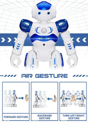 KingsDragon RC robot hand-gesture control demonstrating intuitive motion commands