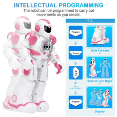 KingsDragon pink singing and dancing robot brings music and movement to playtime.
