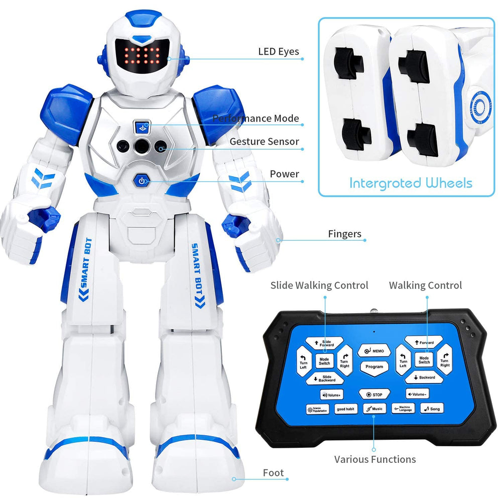 KingsDragon robot recording up to 50 moves for programmable performances