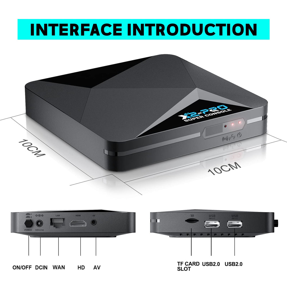 Kinhank X2 Pro includes wireless remote for convenient navigation.