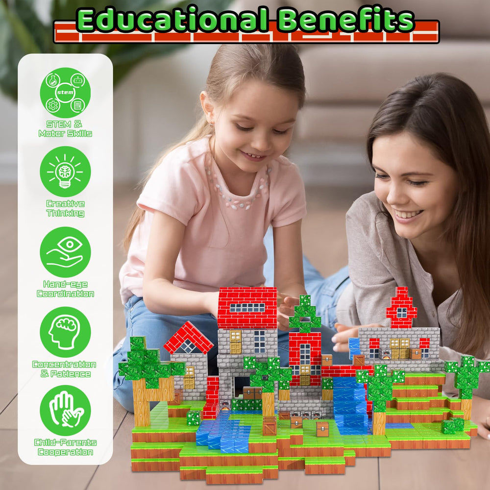 Kinhzrude Magnetic Blocks gift-pack encourages open-ended learning.