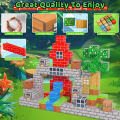 Kinhzrude Magnetic Blocks safe ABS plastic for durable playtime.